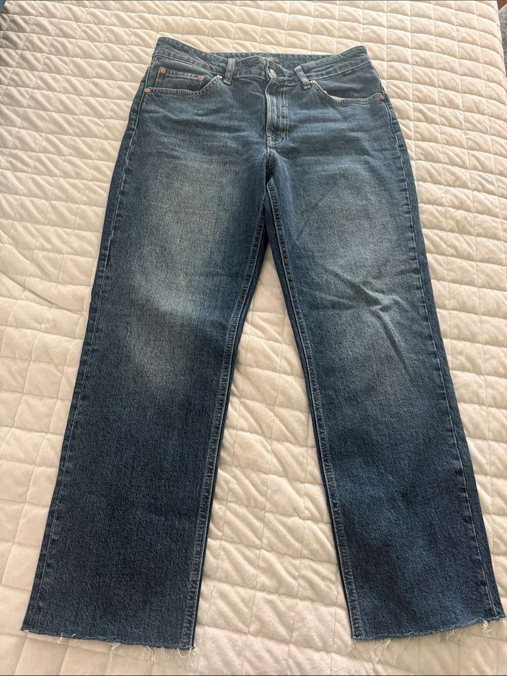 Mavi women’s Straight Jeans - Medium Blue Wash